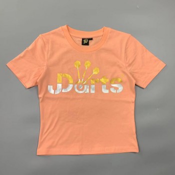 JDarts 12th Anniversary Tee Pink/Orange L