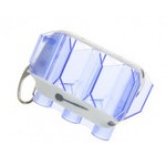 Krystal Flight Case Clear Blue