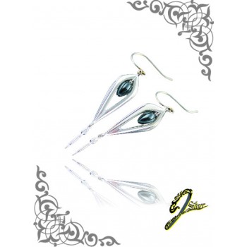 J Sliver Jewel Darts Ear Ring Sliver