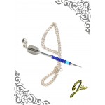 J Sliver Darts In Jewel Pendant Giant Double Blue